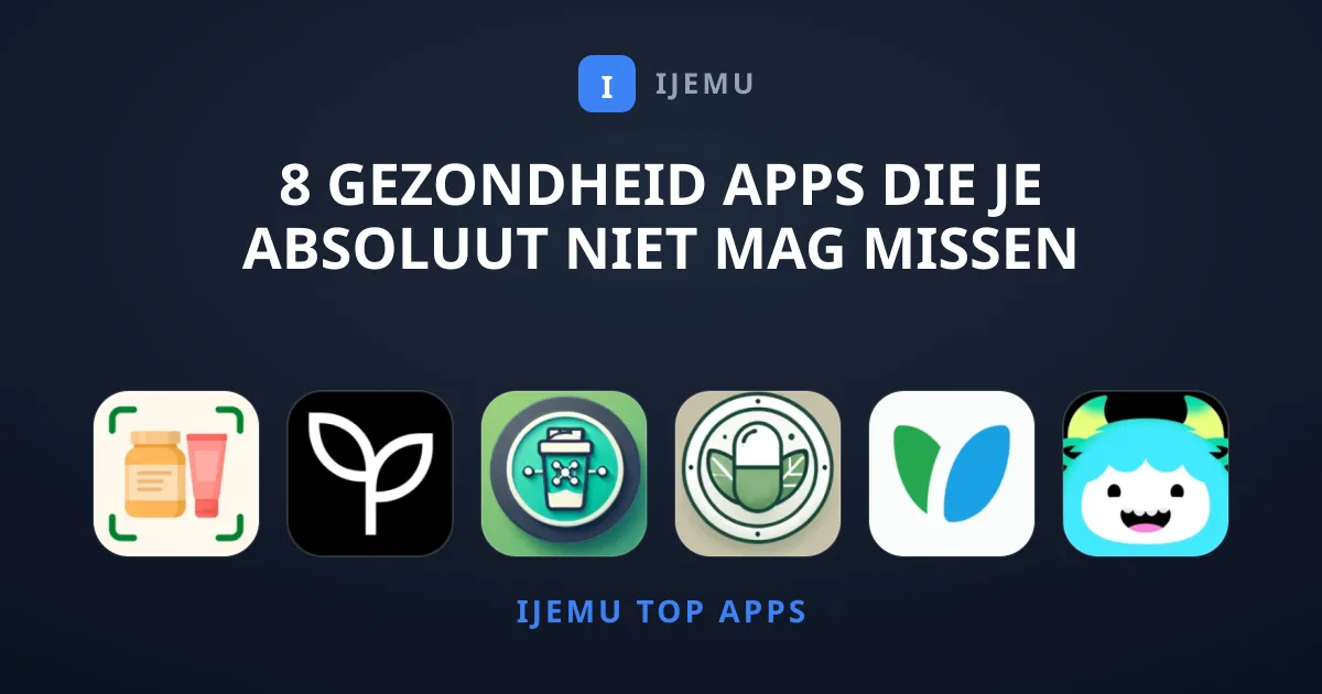 8 Gezondheid Apps Die Je Absoluut Niet Mag Missen